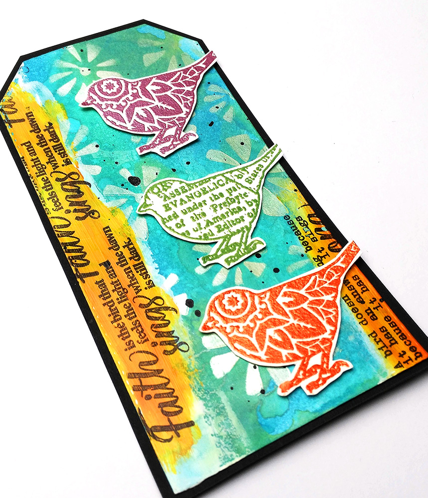 STAMPlorations™ Blog {Mixed Media Tutorial} For the Birds Mixed Media