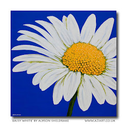 paintings daisy painting acrylic flower simple