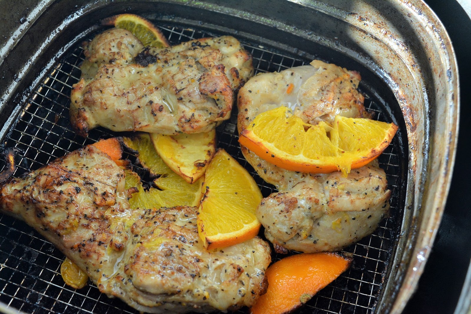 BakeaMania Citrus Sage Chicken in the Philips Airfryer