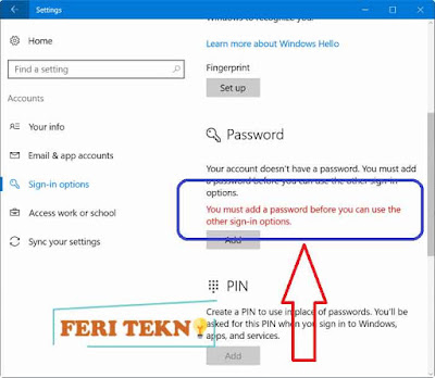 Menghapus password pada windows - Feri Tekno Menghapus password pada windows - Feri Tekno