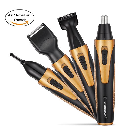 Fitness & Health Nose Hair Trimmer, [Newest Version] 4 in 1
