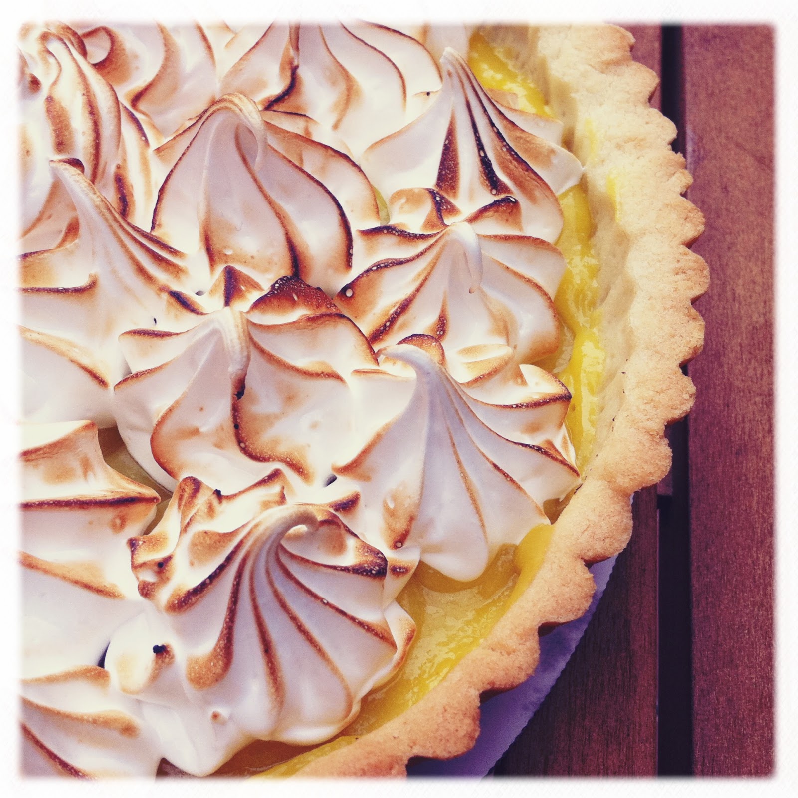 Ginger in the Kitchen Lemon Curd Pie with Italian Meringue