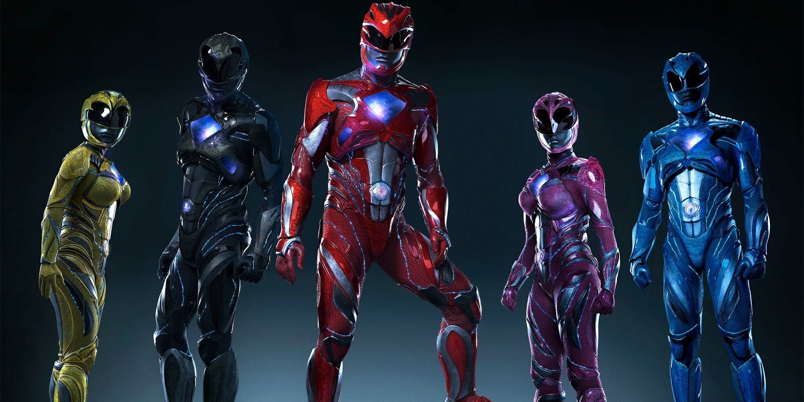 Cartazes individuais do filme Power Rangers GeekBlast