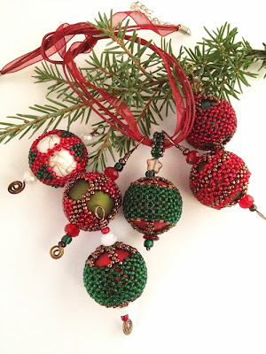 Yule Tidings Miniature Ornament Collection - kits available on Etsy