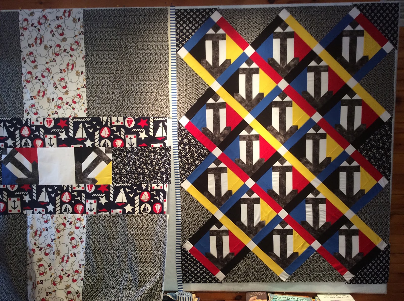 AlliKat Quilts Anchors Aweigh!