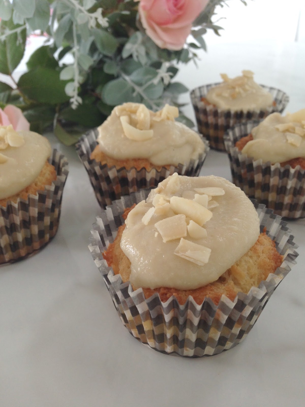 Macadamia and Coconut Muffins with nut frosting | Glamour Coastal Living