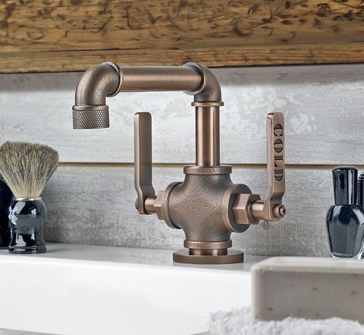 Content in a Cottage DIY Industrial faucet