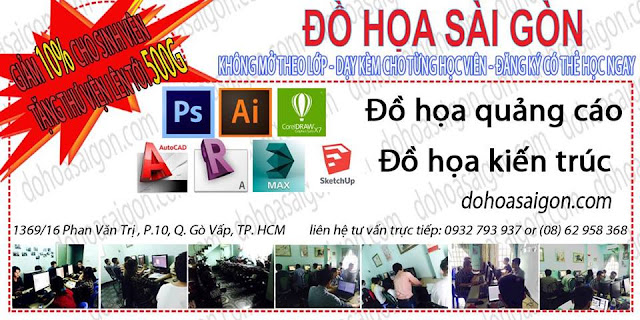 Khóa học Đồ họa kiến Trúc 3DMAX – AUCAD - REVIT - SKETCHUP ngắn hạn ở TP.HCM Dhsg