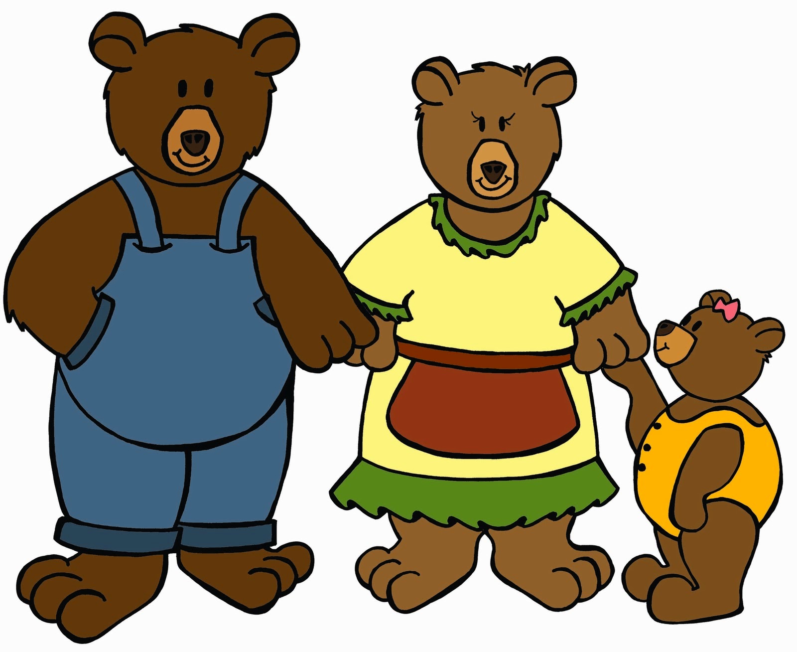 Kisah 3 Ekor Beruang Dan Goldilocks