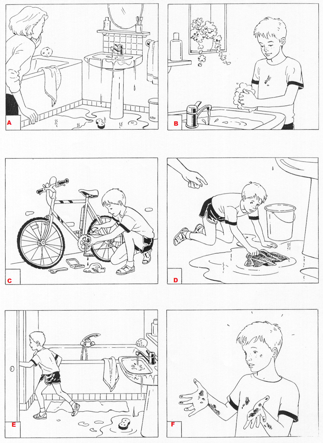 Niveau A2B1 Les mains sales