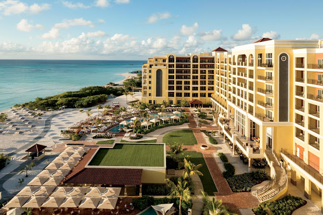 Steps from the powdery sands of Aruba's Palm Beach sits one of its most stunning luxury resorts,The Ritz-Carlton, Aruba.
