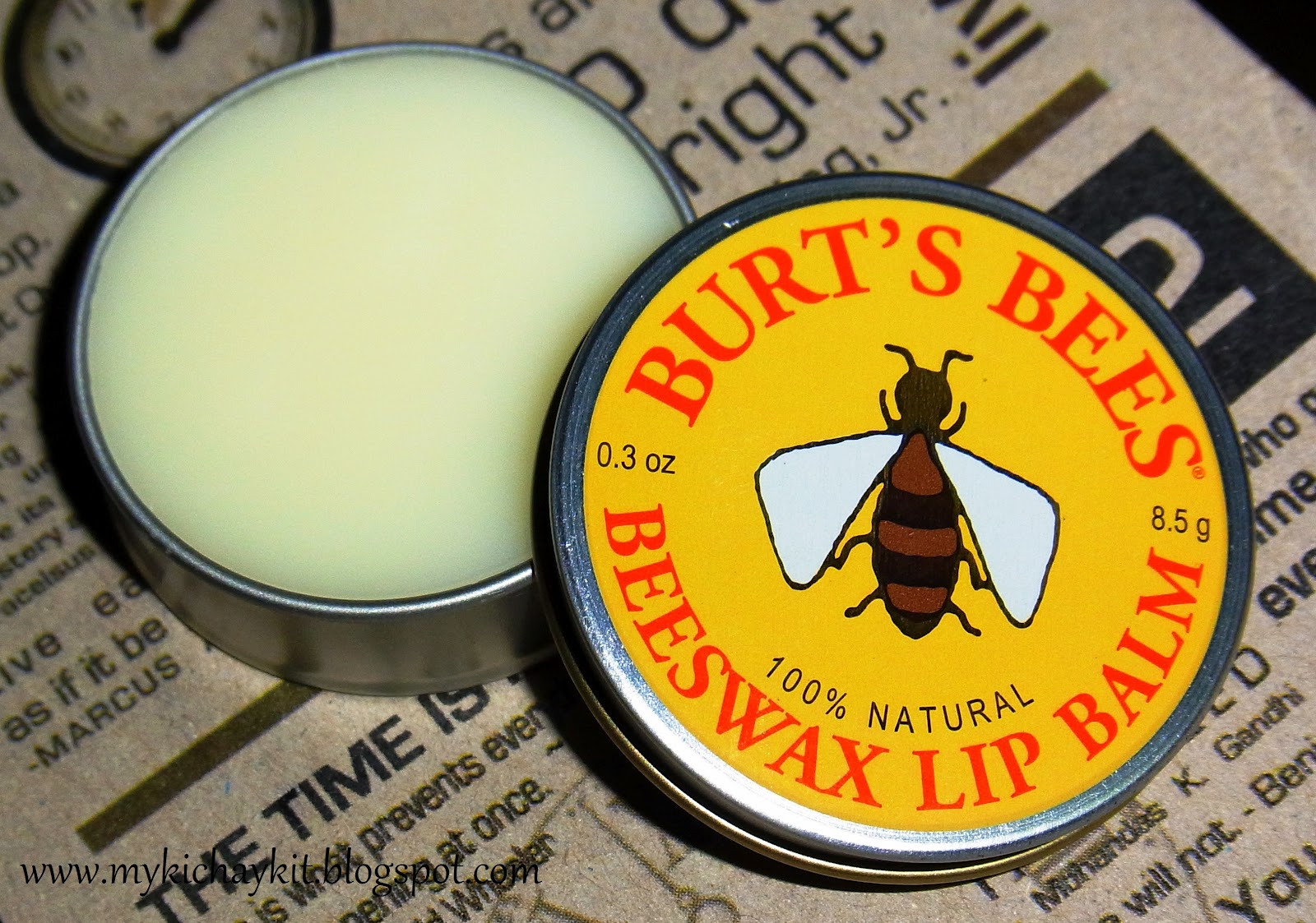 My Kichay Kit ♥ FEATURING Burt's Bees Beeswax Lip Balm Tin