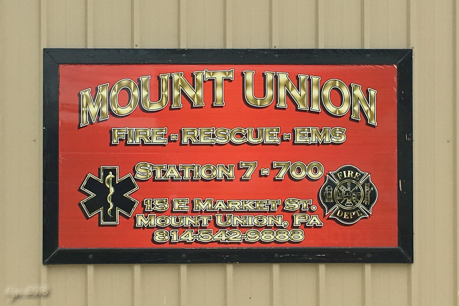 The Outskirts of Suburbia Mt. Union Fire Company No. 1
