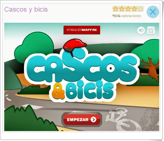 "Cascos & bicis" (Juego de Educación Vial de Infantil)