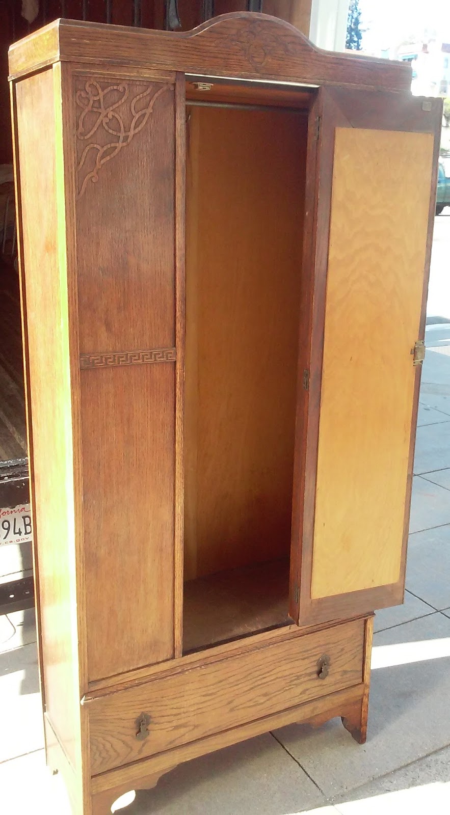 UHURU FURNITURE & COLLECTIBLES SOLD **REDUCED** 35" Wide Art Nouveau