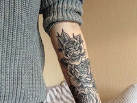 Rose Tattoo On Forearm Women