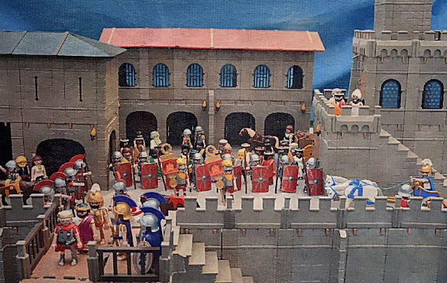 Playmobil Custom Roman Port diorama