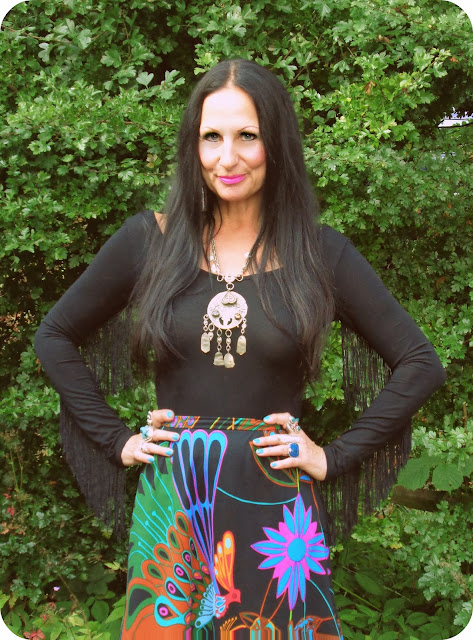 Vintage Vixen: The Psychedelic Shamanic Skirt - Charity Shop Finds