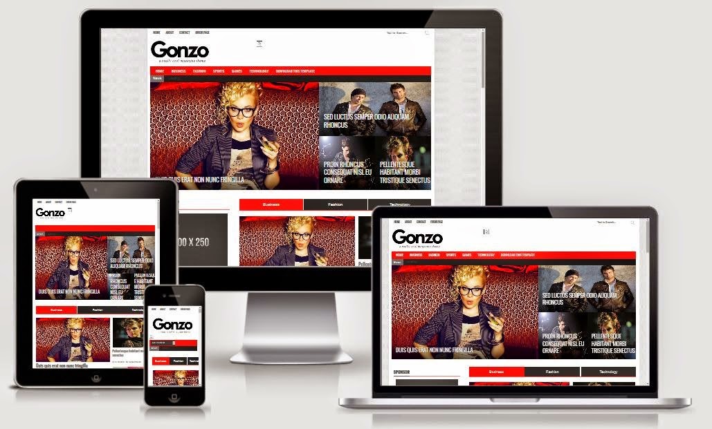 Gonzo Free Blogger Template Suduthukum Com