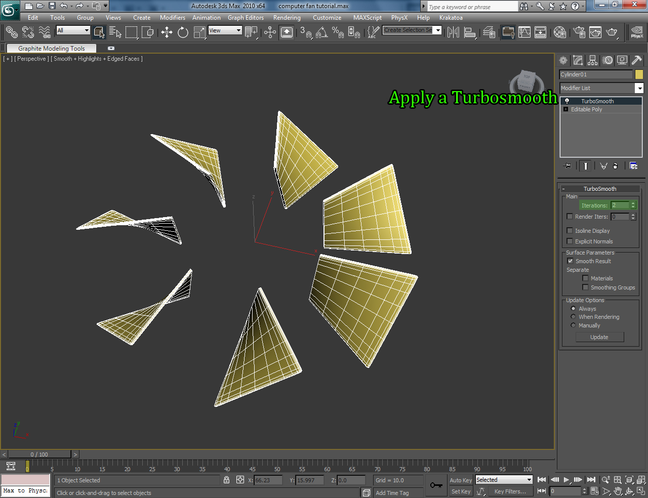 V3N0M's - 2D and 3D art: How to model a Computer Fan in 3Ds MAX