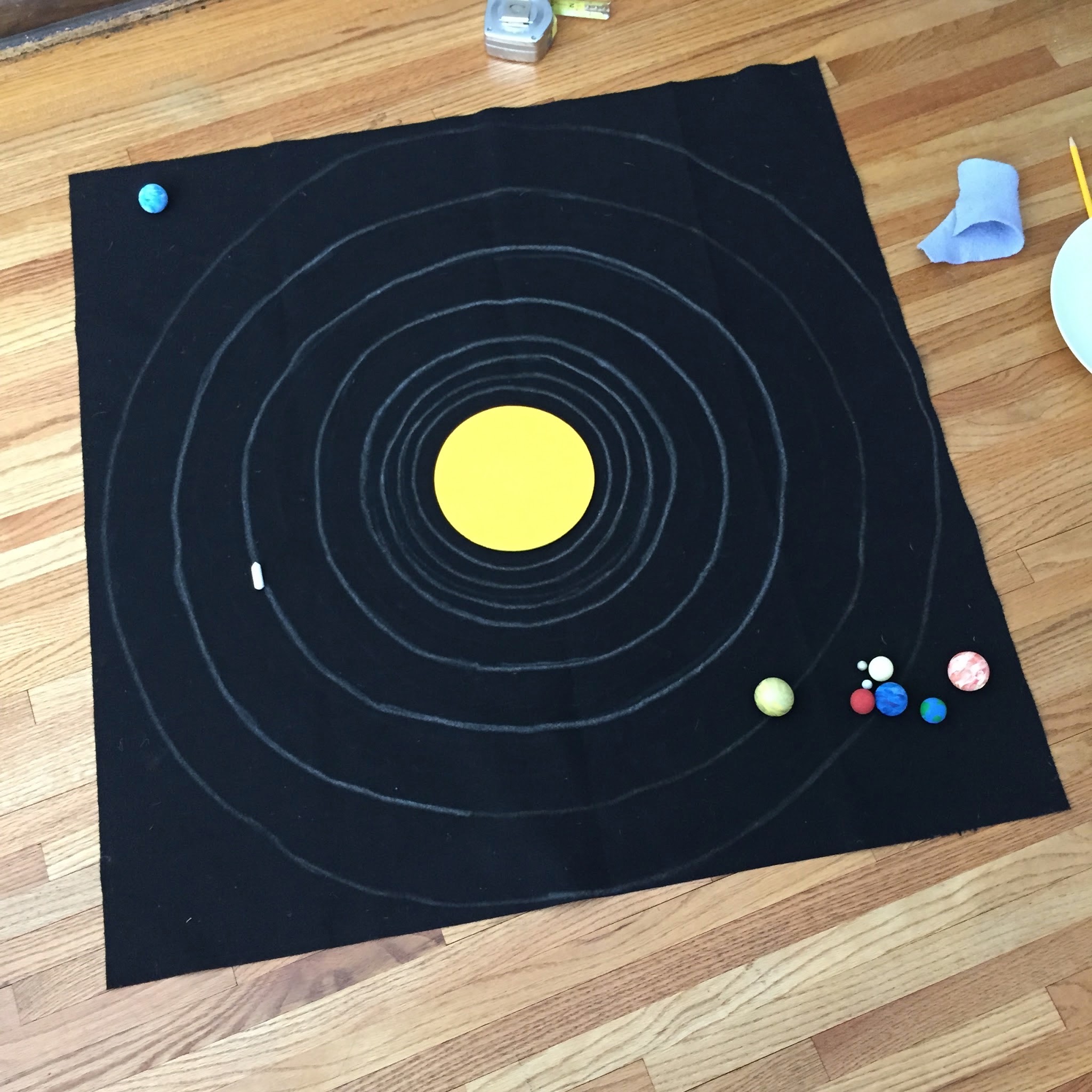 DIY Solar System Map with Free Printables