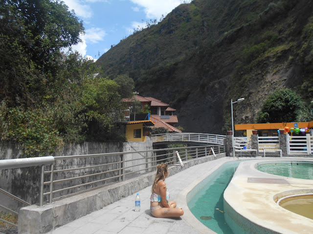 Thermal pools in Baños, Ecuador 