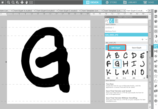 font creator, studio v4.2, silhouette fonts, silhouette font creator, silhouette tutorial