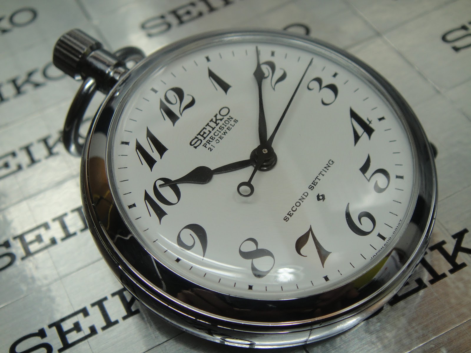 Antique Watch Bar SEIKO PRECISION POCKET WATCH 61100010 SPW03 (SOLD)