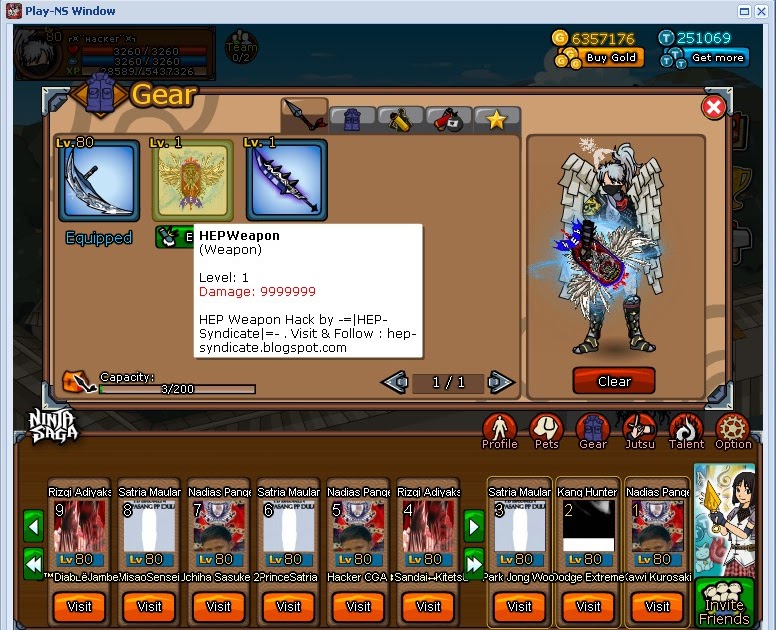 Weapon hack. Weapon hack