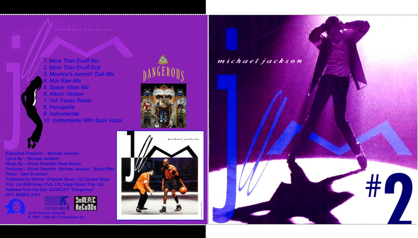 MUSICOLLECTION MICHAEL JACKSON Jam 2 CDSINGLE 1992 2015