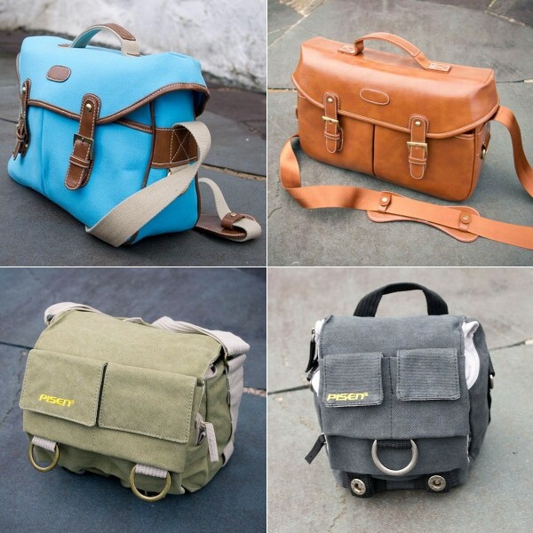 High quality leather bags for DSLR cameras