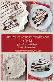 Dairy-free Ice Cream Pie with Gluten-Free and Top-8 Allergen-free Cookie Crust at Learning to Eat Allergy-Free