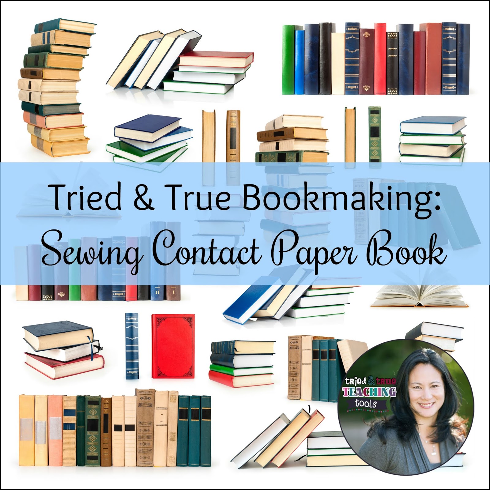 Tried & True Bookmaking Sewing Contact Paper Book