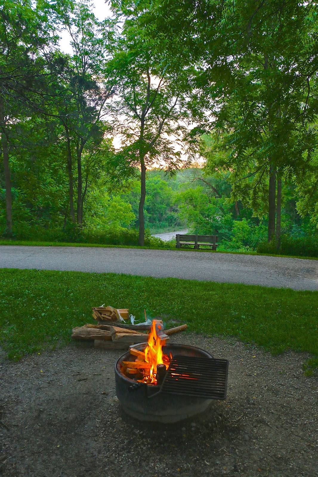 Russman's spot Camping at Whitewater State Park