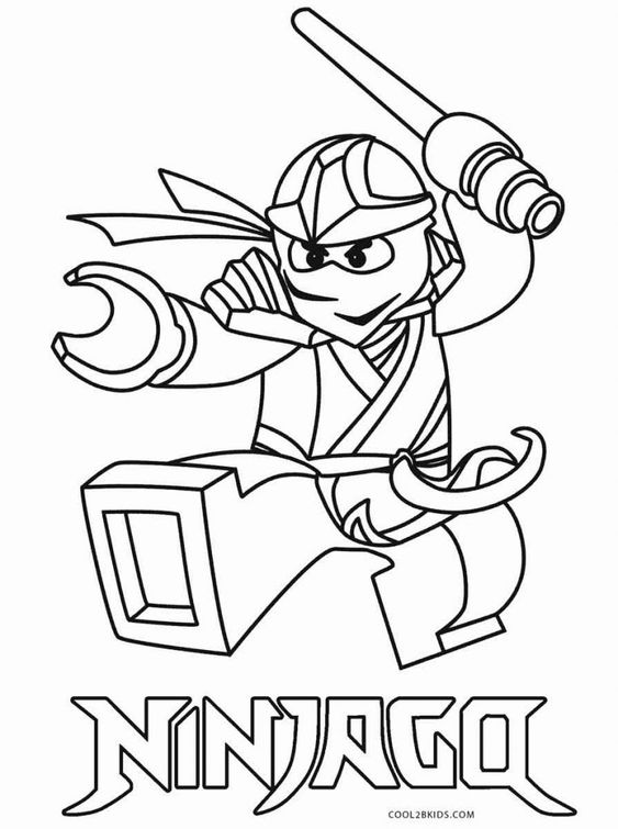 Tranh tô màu Ninjago 06