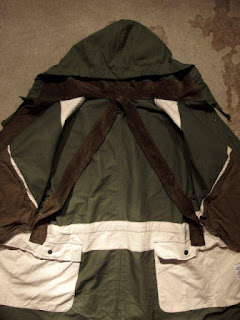 FWK by Engineered Garments "Highland Parka in Olive Cotton Double Cloth"