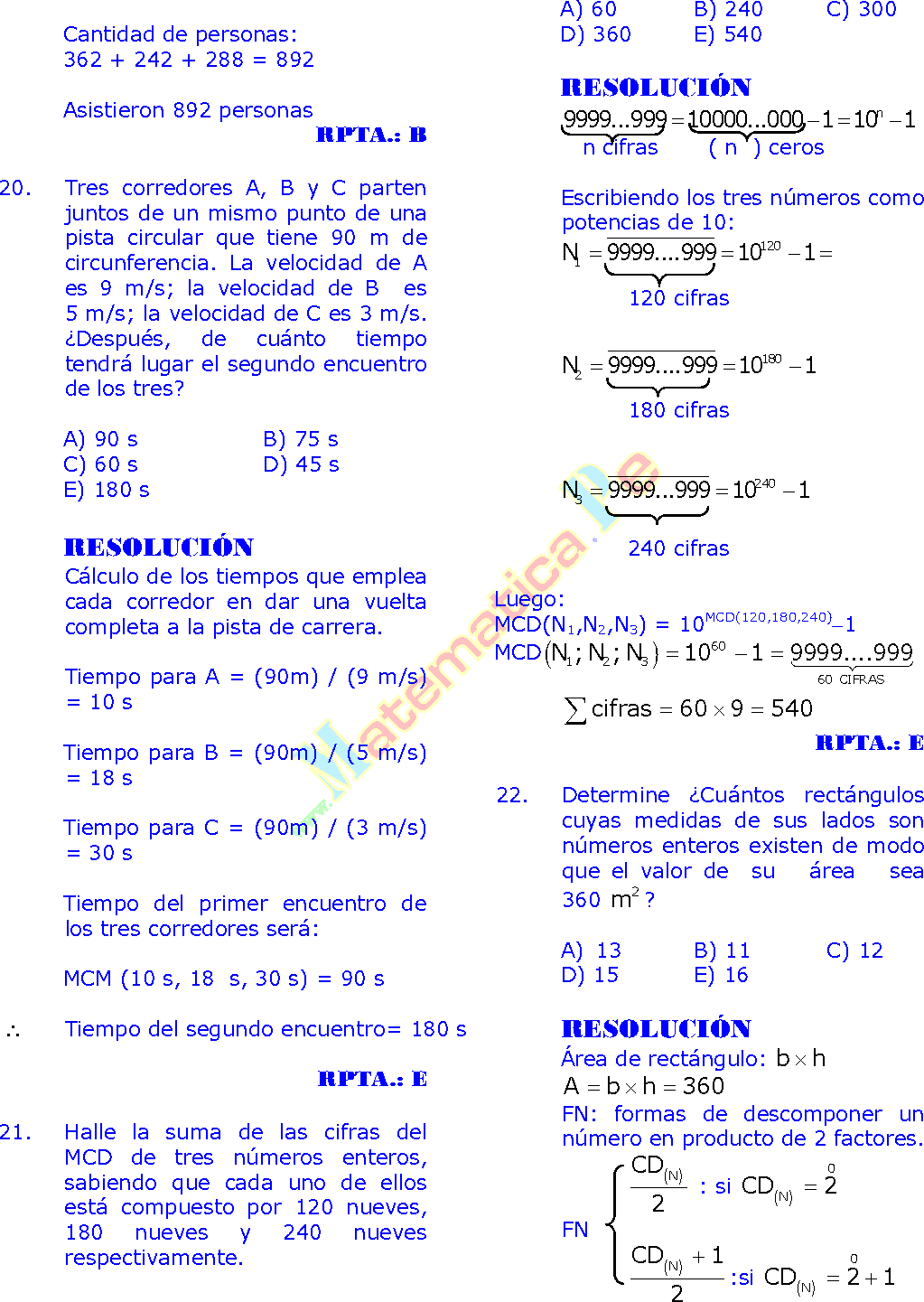 Minimo Comun Multiplo De 3 Y 4