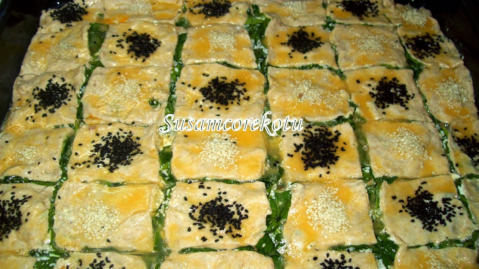 TAM BUĞDAY UNLU BÖREK ,ISPANAKLI FIRIN BÖREĞİ Susam Çörek Otu