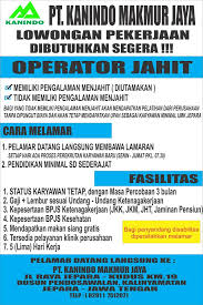Lowongan Pt Kanindo Makmur Jaya Jepara Blog Loker Terbaru