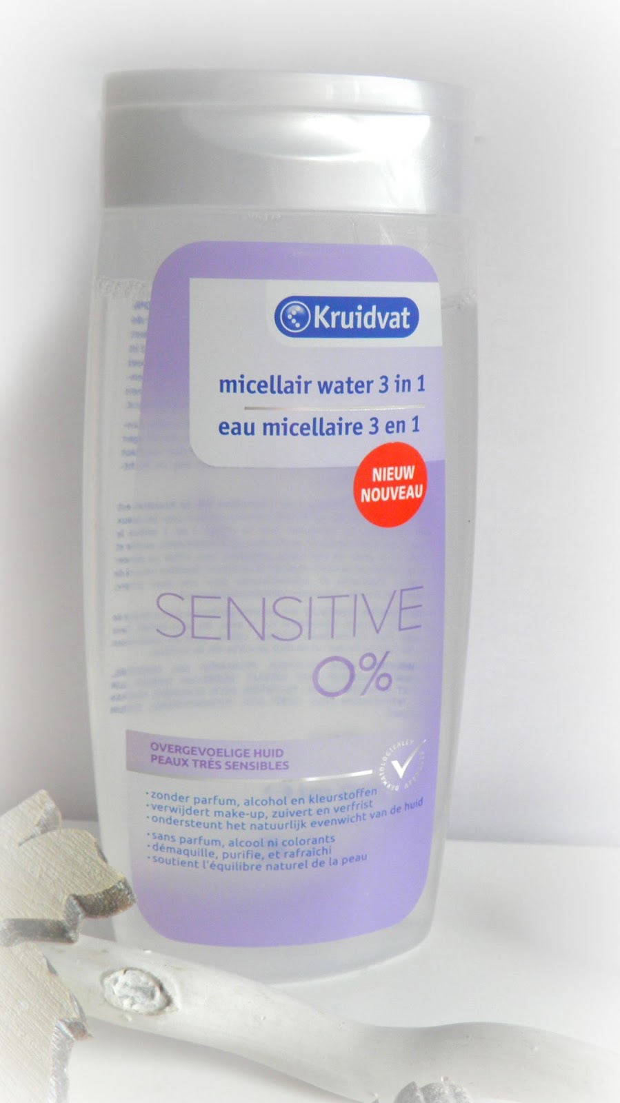 Heel gewoon dagelijks Kruidvat Sensitive 0, 3 in 1, Micellair