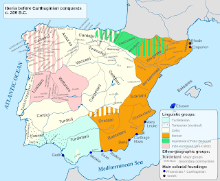 mapa Hispania prerromana