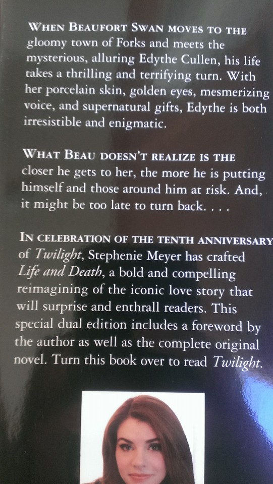 Twilight Life And Death Book