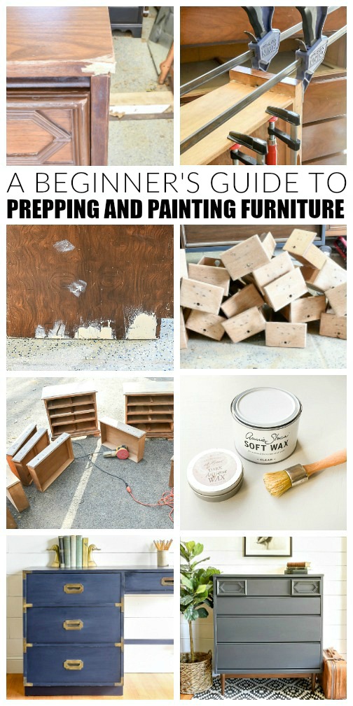 To Paint Over Dark Stained Furniture, How To Prepare Furniture For Painting