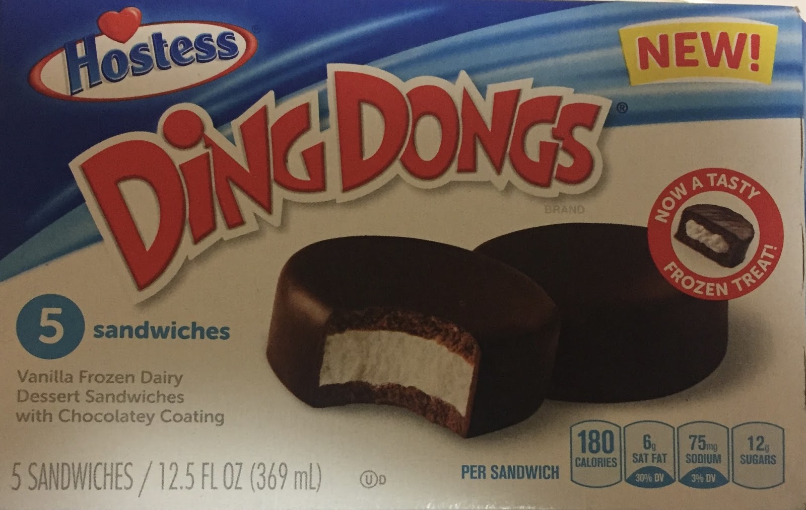 Hostess Ding Dong Ice Cream Sandwiches(?)