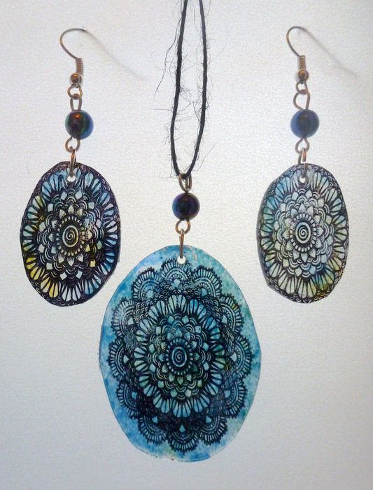 celtic knots Shrink Plastic Jewelry Set for Creative Expressions