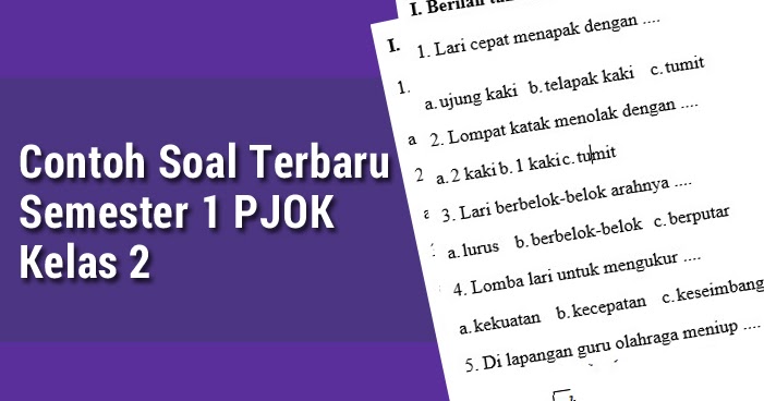 Soal essay pjok kelas 5 semester 2 image