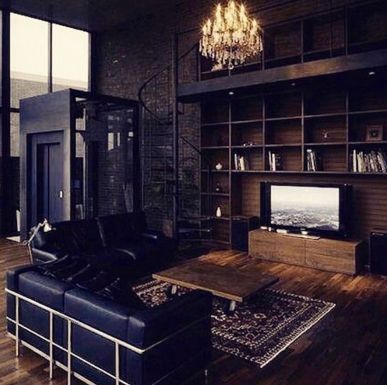 Masculine Black Sofas Fit For A Bachelor Pad