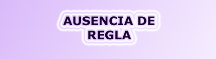 Ausencia de regla o menstruacion