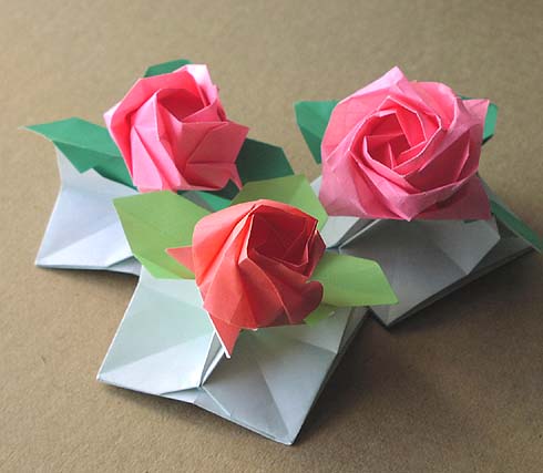  Mawar origami Imagui