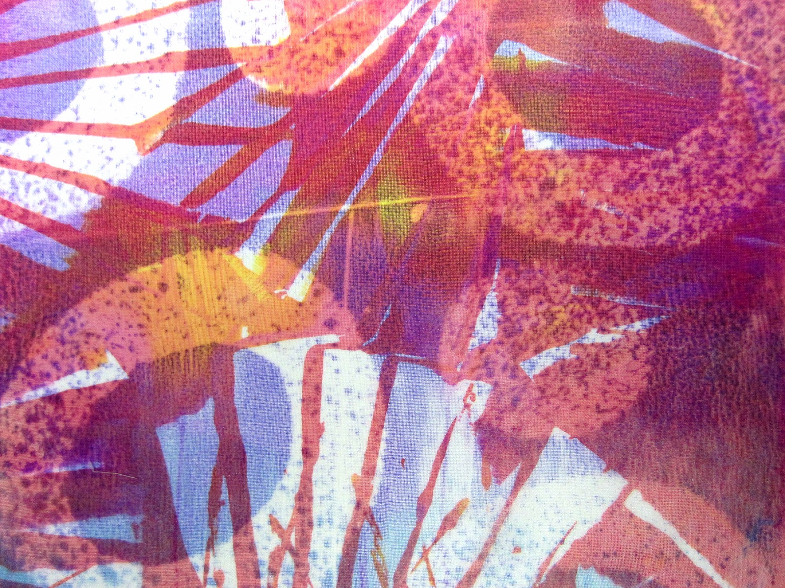 Printing with Gelli Arts® Gelli® Printing on Sheer Fabrics!